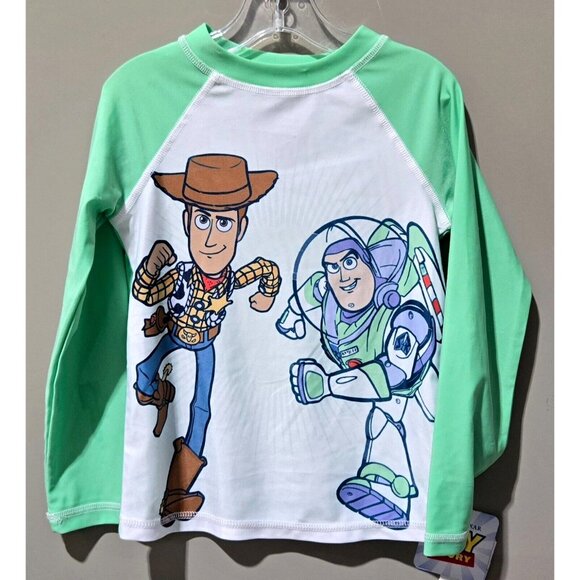 Disney | Swim | Disney Toy Story Boys Size 5t Woody Buzz Green White ...